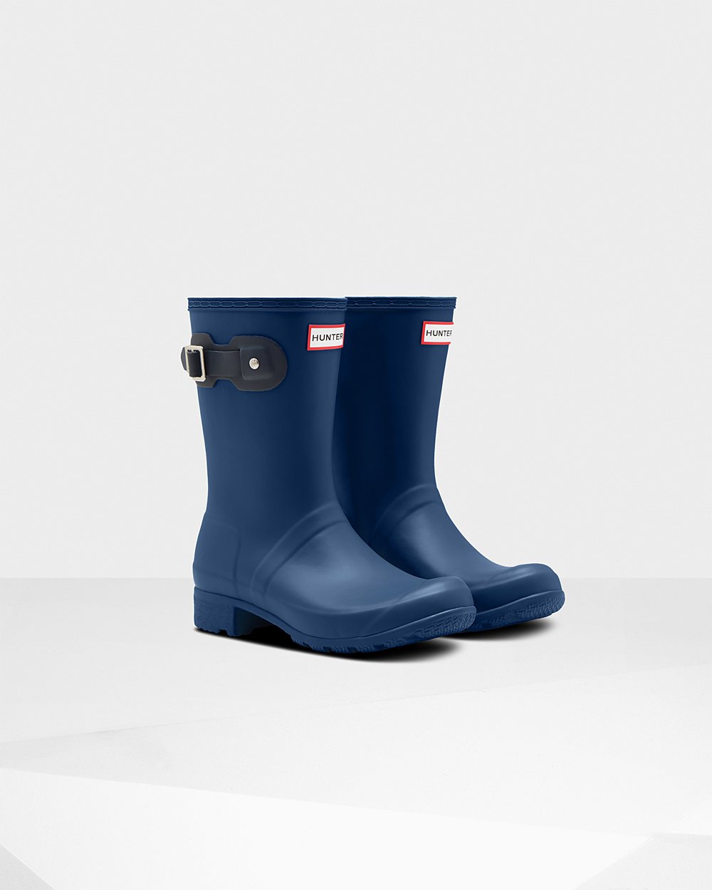 Galochas Curtas Hunter Feminina Azul Marinho - Original Tour Foldable - 63SXGZJNF